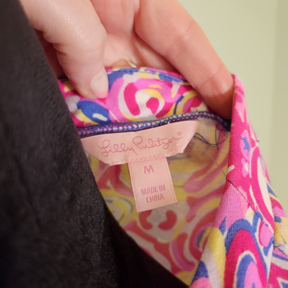 LILLY PULITZER Karlie Wrap Romper, Size Medium - Picture 14 of 14